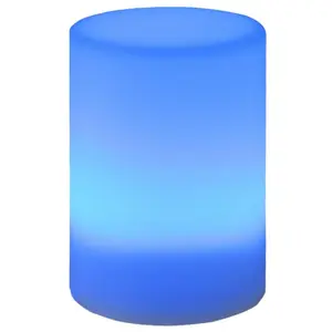 صغيرة طاولة بار مصباح اسطوانة 40 50 سنتيمتر ألوان RGB 16 تغيير ضوء عطلة الديكور أضواء تعمل باللمس الصمام مصباح طاولة