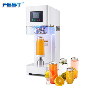 FEST Non Rotary <span class=keywords><strong>Can</strong></span> Seamer Boba Sealing Machines Bubble Tea <span class=keywords><strong>Machine</strong></span> <span class=keywords><strong>Can</strong></span> <span class=keywords><strong>Sealer</strong></span> lattine di birra in alluminio macchine per inscatolamento - Product Image 1