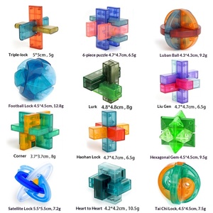 Casse-têtes Kongming Lock <span class=keywords><strong>3D</strong></span> : Jeu d'assemblage intelligent pour enfants et adultes - Product Image 1
