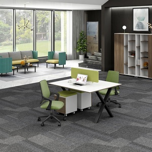 Escritorio Modular Moderno para 6 Personas, Estación de Trabajo de Oficina, Muebles para Call Center - Product Image 5