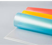 Trousse de maquillage couleur plastique poche transparente Zip Lock organiser le dossier A5 Doc Bag sacs perforés