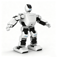Caméras de tête et de poitrine pour robot humanoïde programmable avec microphone, algorithme de marche double, composant électronique mécanique ZY 7.4V