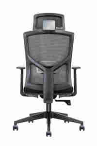 Silla de oficina ergonómica reclinable de malla completa con reposacabezas ajustable y función giratoria, la silla de oficina moderna más económica. - Product Image 3