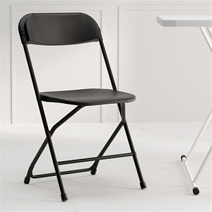 Muestra Gratis, Precio Económico, 10 Sillas Apilables, Fácil Almacenamiento, Resistentes, Portátiles, Blancas, Sillas Plegables Usadas para Bodas al por Mayor - Product Image 2