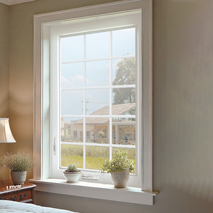 <span class=keywords><strong>Finestra</strong></span> in UPVC di Alta Qualità con Vetro Basso Emissivo a Doppio o Triplo Strato, Risparmio Energetico NFRC e Isolamento Acustico, Apertura a Battente - Product Image 3