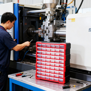 Lưu trữ tủ tổ chức hộp cho ốc vít 18 39 60 ngăn kéo chức năng treo nhựa lưu trữ hộp & thùng đa chức năng cổ điển - Product Image 2