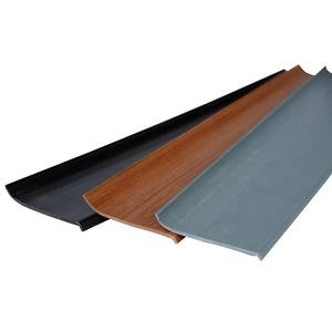 3mm 두꺼운 발포 비닐 Upvc 플라스틱 스커트 보드 단단한 <span class=keywords><strong>Pvc</strong></span> 벽 스커트 보드 - Product Image 2