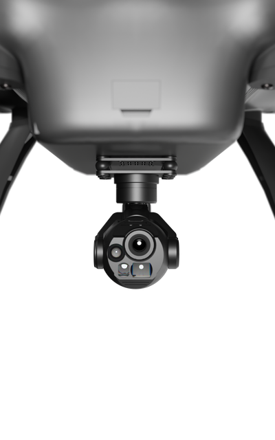 Skydroid C13 gimbal intelligent tracking high-resolution thermal imaging three-axis stabilized three light camera ZLD
