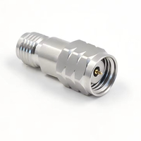Adaptateur coaxial RF mâle-femelle 1.85/2.92-JKG DC-40GHz, connecteur haute fréquence de précision en acier inoxydable pour ondes millimétriques
