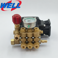 Pompa Plunger Triplex Bensin Tekanan Tinggi WEITE 1507A 220Bar 3.4GPM Heavy Duty untuk Cuci Mobil & Industri Optik