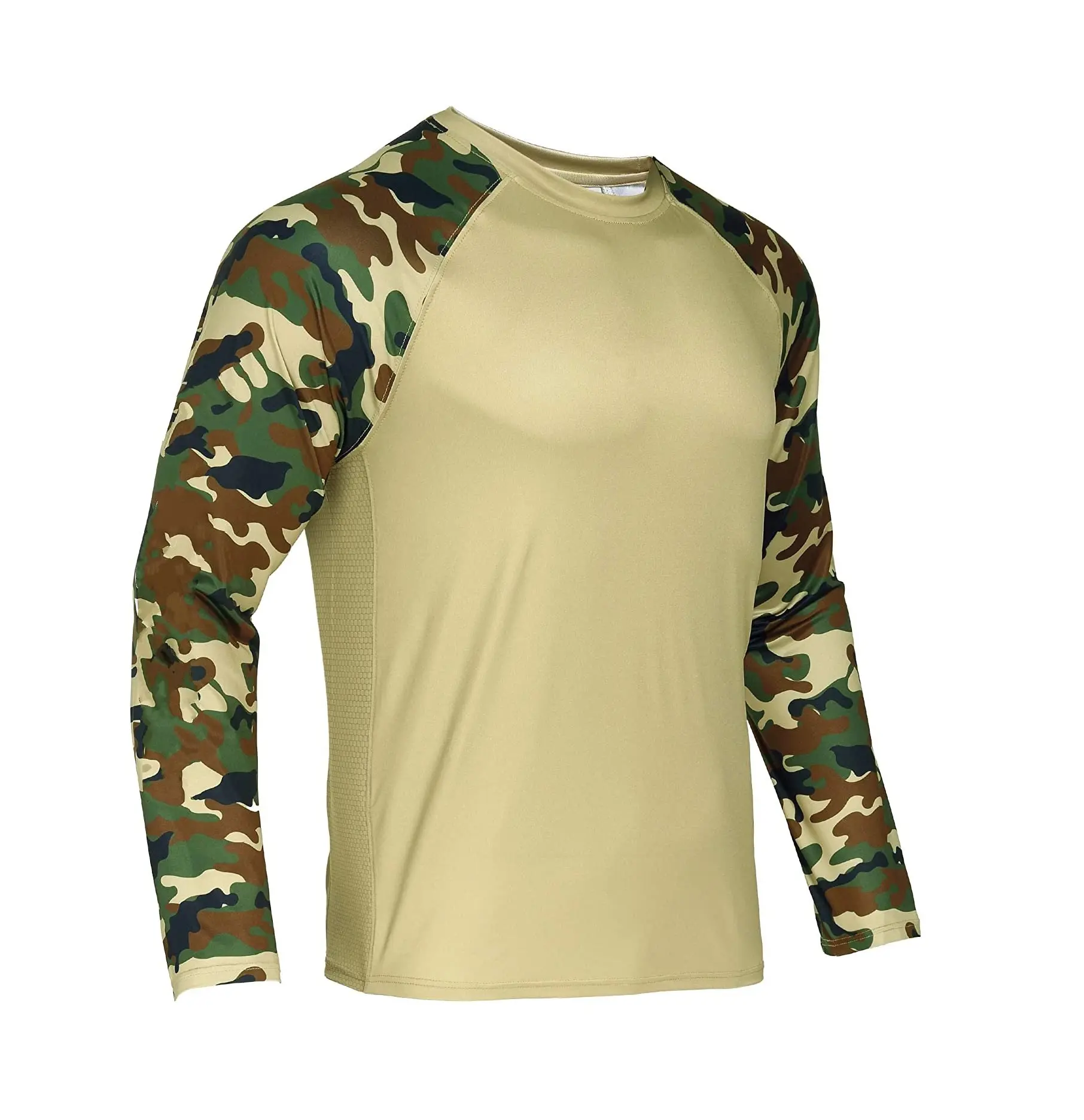FREE SAMPLE Loose-Fit Fishing T-Shirt Vented Long Sleeve Shirt UPF50 Sleeve