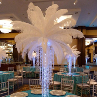 Großhandel Große 35-80 cm Weiße Straußenflügelfedern für Karneval, Hochzeit, Party, Basteln und Heimdekoration, Gefieder in Großmengen