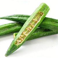Gezonde FD Bulk Gefreeze-droogde Okra Groentechips
