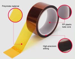 XHY High-Temperature Insulating <strong>Pi</strong> Polyimide Film <strong>Tape</strong> Silicone Adhesive Single China's Hot Sale Heat-Resistant Masking <strong>Tape</strong> - Product Image 5