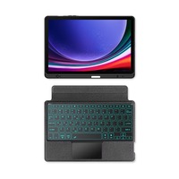Coque de clavier personnalisée exclusive avec découpe précise pour caméra latérale et Touch ID supérieur, anti-jaunissement, protection intégrale pour iPad 10e génération
