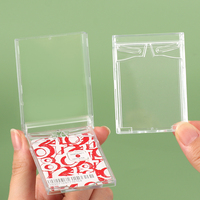 YUZMEI Slim Shatter Containers Étui pour carte mémoire en plastique Mini porte-carte Affichage Boîte d'emballage Étui pour cartes SIM pour Nano