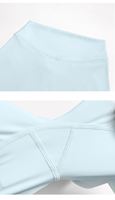 Shorts Deportivos de Cintura Alta con Efecto Levanta Glúteos, Sin Costura Frontal, Tela Suave Tipo Segunda Piel, para Mujer, Gimnasio, Fitness, Ciclismo