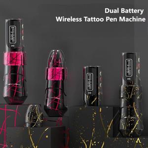 Máquina de Tatuaje Inalámbrica de Doble Batería en Oferta, Pluma Rotatoria con Agujas de Cartucho, Recargable, Profesional, para Maquillaje Permanente - Product Image 6