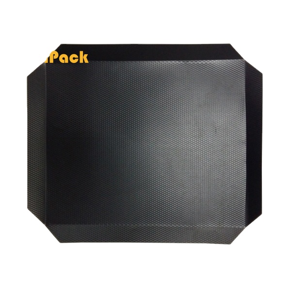 Ручные европоддоны с ручкой, переработанный черный пластиковый лист Hdpe для логистической упаковки