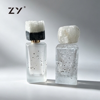 Flacons de parfum en verre de luxe personnalisés vides de 30 ml et 50 ml, flacons de parfum fantaisie, flacons de parfum en verre de luxe et boîte