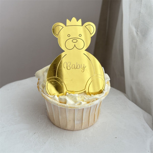 ของตกแต่งเค้กอะคริลิค รูปน้ำผึ้งและน้ำหวาน สำหรับงานวันเกิดเด็ก ของตกแต่งโต๊ะขนมหวาน ของประดับเค้กสุดสร้างสรรค์ - Product Image 3