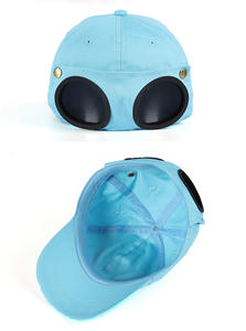 Sombreros coloridos con logotipo personalizado, ropa deportiva para exteriores, transpirable, barata, de béisbol, con gafas - Product Image 6