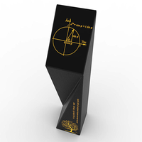 Trofeo de placa de Torre Negra personalizado de 210mm de altura de lujo