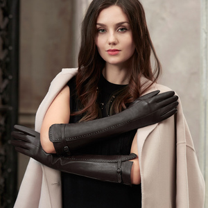 <strong>Leather</strong> <strong>Gloves</strong> Classicecoration Opera Party Elbow Lengthmenstcasualg <strong>Ladies</strong> Women OEM 100% Polyester Winter Plain Goat <strong>Leather</strong> - Product Image 4