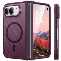 Étui de téléphone magnétique pour iPhone 18 Duo, design ondulé de luxe, finition mate anti-traces de doigts, coque de protection antichoc pour iPhone 18 Duo