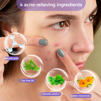 Patchs Points Anti-Acné Coréens à l'Acide Salicylique Hydrocolloïde pour Boutons Faciaux