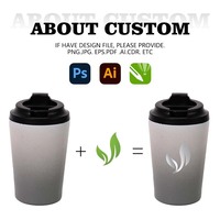 Tasse à café en acier inoxydable grande capacité à double paroi thermique pour garder le café au chaud