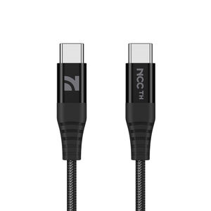 สายเคเบิล NCC Super Value Series XC-1303 สายชาร์จเร็วแบบถักทนทาน 1 เมตร TYPE-C 2A พร้อมหัวต่ออะลูมิเนียม (สีดำ) - Product Image 1