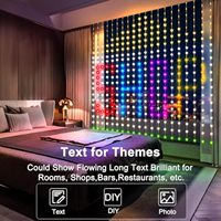 Lumières de rideau intelligentes DIY USB 400 LED, lumières de fée de rideau avec application et télécommande, synchronisation musicale, programmable, lumière suspendue à la fenêtre, dynamique