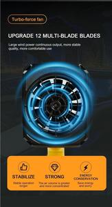 מאוורר סילון פלסטי CQZC F015 130,000RPM מיני מפוח חשמלי נייד דחוס לאבק טורבו - Product Image 3