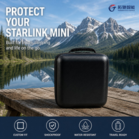 Étui de transport rigide pour Starlink Mini + Station d'alimentation 245,7 Wh, batterie portable 76800 mAh, protection IP65, solaire
