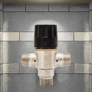 Válvula de Control Termostática de Latón de Alta Calidad de 1/2" DN15, Válvula Mezcladora Termostática de Agua OEM - Product Image 3
