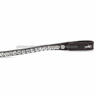 Équestre de qualité supérieure importé cristaux clairs strass cheval bride sourcil bande et aimant plus proche équipement de cheval - Product Image 1