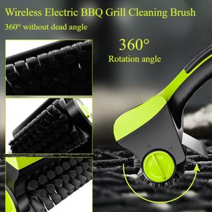 Brosse de nettoyage électrique sans fil pour barbecue, pique-nique, camping, gril, salle de bain, carrelage, baignoire - Product Image 3