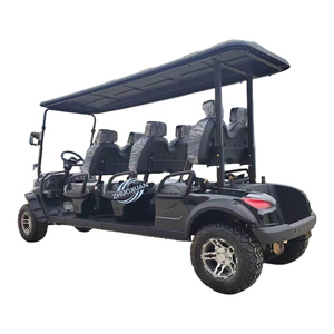 Electric Sightseeing Bus 6 Seats Open Roof <b>72V</b> <b>Battery</b> Scenic Spot Tour Vehicle Resort Guest Shuttle Cart - Product Image 3