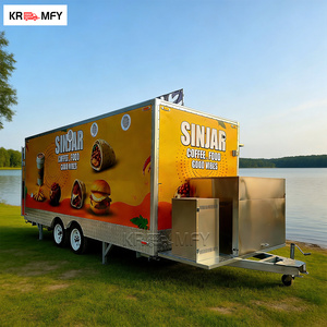OEM Espresso Coconut Water Cart Rooftop Mobile Kitchen Truck With Deepfryer Food Trailer For Usa - Product Image 5