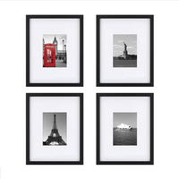 Prix d'usine en gros, 12 couleurs, 4x6, 5x7, 6x8, 8x10, 11x14, 16x20 pouces, A3, A4, A5, cadre photo sur mesure, cadres photo en bois MDF