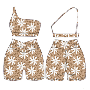 Conjuntos de 2 Piezas para Mujer al por Mayor, Trajes de Baño con Estampado Floral Hawaiano Personalizados, Bikini Sexy con Tirantes, Ropa de Playa de Verano con Relleno, Traje de Baño Hawaiano - Product Image 2