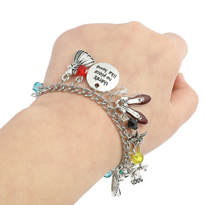 Sherlock Holmes DIY combinación encanto pulseras accesorios <span class=keywords><strong>cuento</strong></span> <span class=keywords><strong>de</strong></span> hadas <span class=keywords><strong>mago</strong></span> <span class=keywords><strong>Oz</strong></span> varita mágica zapatos <span class=keywords><strong>de</strong></span> baile moda mujer Zinc - Product Image 3