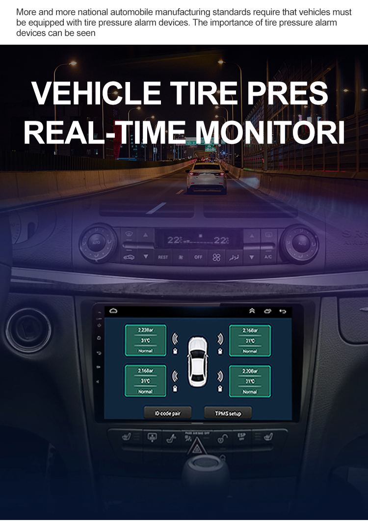 Car Radio For Mercedes Benz E/CLS Class 2002-2010 GPS Navigation Multimedia Video GPS Android 11 Carplay