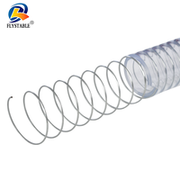 Tuyau spiralé en PVC de qualité alimentaire FLYSTABLE avec armature en acier, 1/4''-12'', léger, durable, flexible, certifié REACH et RoHS