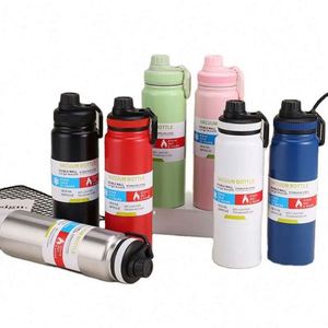 Gobelets à café 400/600 ml en gros, grande capacité, double paroi en acier inoxydable, carrés avec poignée - Product Image 2