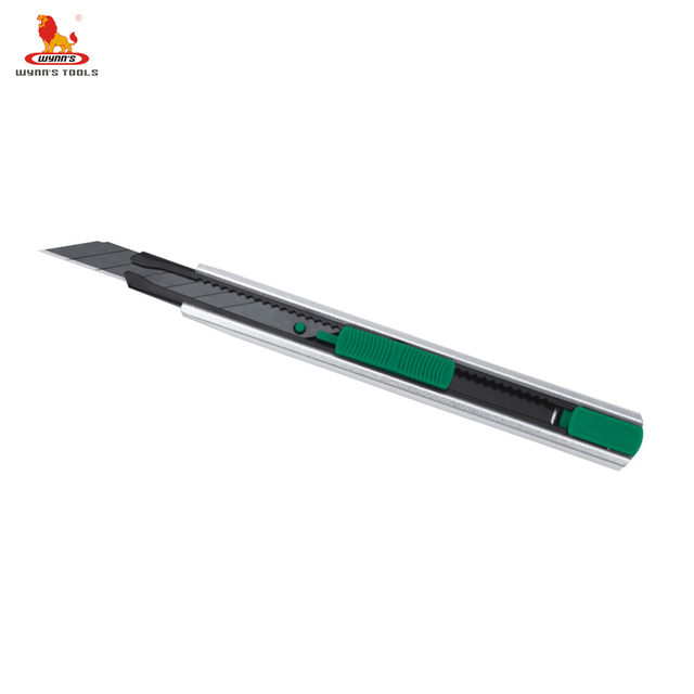 Multi Functional 9mm Sliding Blade Metal Utility Cutter Knife with Quick-Change Blade
