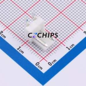 VH-2AW Wire-to-Board Pin Header Bent Lead Through Hole,P=3.96mm Connector 1x2P 3.96mm Right Angle Insert 2P - Product Image 1