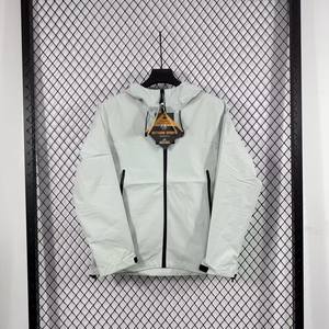 Veste de randonnée d'été imprimée pour homme et femme, 3 couches, imperméable, coupe-vent, respirante, légère, pour l'escalade, vente en gros - Product Image 4