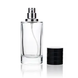 Factory supply high quality 50ml round glass perfume bottle for perfume bottle packaging